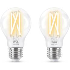 WiZ Smart-Filamentlampe Standard Doppelpack Warm- bis kaltweißes Licht E27