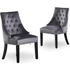 Life Interiors Windsor LUX Velvet Kitchen Chair 2pcs
