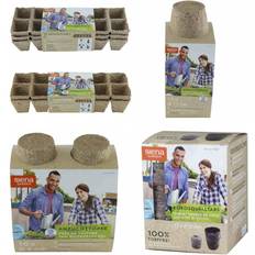 Minigewächshäuser Siena Garden Anzuchttöpfe + Anzuchtschalen, Bio Anzuchttöpfe