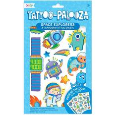 Temporary tattoos Ooly Art Stickers Space Explorers Tattoo Palooza Temporary Tattoos