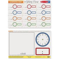 Activity Toys Melissa & Doug Telling Time Write-a-Mat