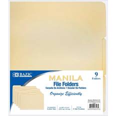 Bazic Products Folders Letter-Size Manila File Folder
