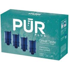Pür MineralClear Faucet Water Filter Replacement for Filtration Systems, 4 Pack, Blue, 4 Count