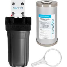 Aquasure Fortitude V2 Series Triple Purpose Sediment/Carbon/Zinc Bacteria Inhibiting Water Treatment Filter Small Size