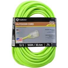 Southwire Electrical Accessories Southwire 2579SW000X Extension Cord,12 AWG,125VAC,100 ft. L