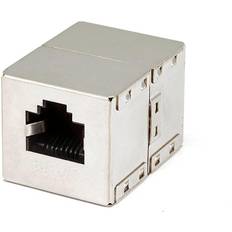 Monoprice Cat5e RJ45 Modular Shielded Inline Coupler Silver