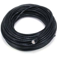 Cables Monoprice Cat5e 75ft UTP, Snagless Cable - Black