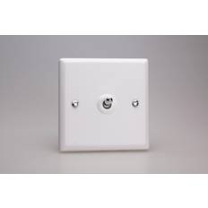 White Twilight Switches & Motion Detectors Varilight 1-Gang 10A Intermediate Toggle Switch Chalk White