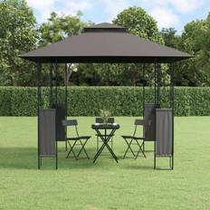 vidaXL Gazebo Con Tetto Antracite 300x300x270 cm Acciaio
