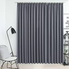 Tende vidaXL Tenda Oscurante con Ganci Grigia 290x245 cm