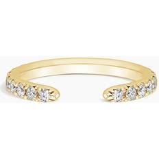 Luxe Sienna Open Ring - Gold/Diamonds