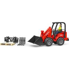 Bruder Schaeffer Compact Loader 2034 with Figure & Accessories 02191