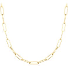 Lola Paperclip Chain Necklace Small - Gold