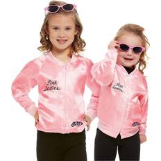 Jackor Maskerad Dräkter & Kläder Smiffys Grease Pink Lady Jacka Deluxe Barn