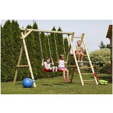 Nordic play gyngestativ Nordic Play Active Swing Stand w/ Platform w/ Fittings & Swings