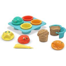 Melissa & Doug Sandbox Toys Melissa & Doug Sunny Patch Seaside Sidekicks Sand Cupcake Set