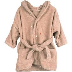 Filibabba GOTS 1-2 Y Kirjailtu Kylpytakki Frappé - Beige