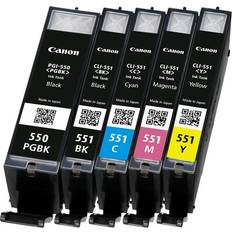 Canon cli 551 multipack Canon PGI 550/ CLI-551 PGBK (Multipack)