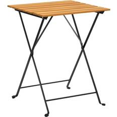 Buitentafels Bistro vidaXL Bistrotafel 55x54x71 cm Massief Acaciahout - Bruin