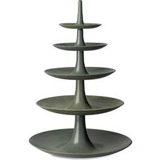 Gris Soportes para pasteles Koziol Plato Tarta De 5 Pisos Babell Big Nature Ash Grey Soporte para pasteles