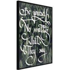 Artgeist Inramad Tavla - Be Yourself 30x45 Poster