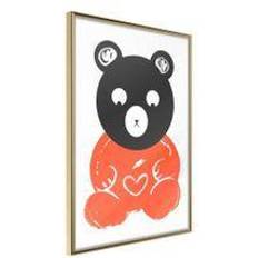 Artgeist Teddy Bear In Love Poster