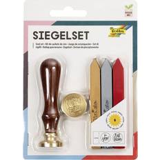 Rot Basteln Folia, Stempel, Stempel mit Siegelwachs