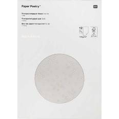 Rico Design Transparentpapier, Punkte Gold Mix