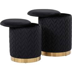 Stools Lumisource Marla Nesting Pouffe