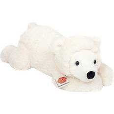 Isbjørn tøjdyr Hermann Teddy Liggende Isbjørn 45 cm