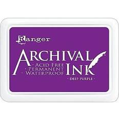 Pen Accessories Ranger Archival Ink deep purple 2 1/2 in. x 3 3/4 in. pad pack of 3