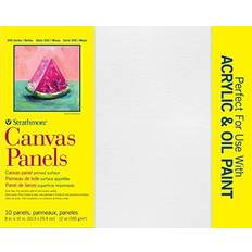 White Canvas Strathmore 300 Series Canvas Panels, 8x10, White 10