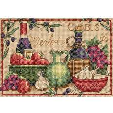 Dimensions 7" x 5" Mediterranean Flavors Counted Cross Stitch Kit