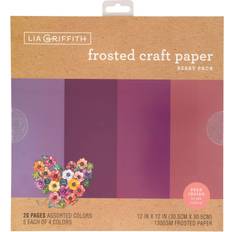 Red Silk & Crepe Papers Frosted Craft Tissue Paper 12 X12 20/Pkg-Berry-Purples