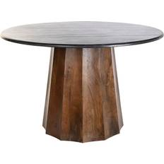 Bord 120x120 Dkd Home Decor Black Mango wood Dining Table 120x120cm