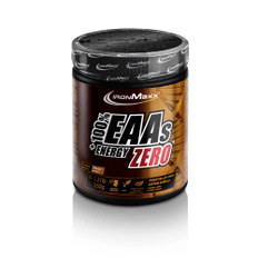Förbättrar muskelfunktion Kolhydrater IronMaxx EAAs + Energy Zero - 550g