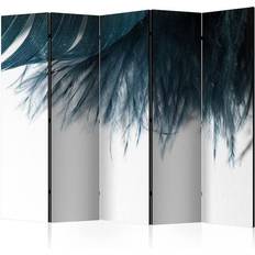 Blåa Rumsavdelare Arkiio Dark Blue Feather II Rumsavdelare 225x172cm