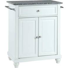 White Kitchen Islands Crosley Furniture Cambridge KF30023DWH