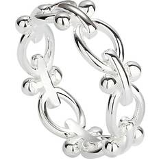 Aqua Dulce Elipse Ring - Silver
