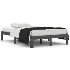 Small double bed vidaXL Bed Frame 30cm Sengeramme 120x200cm