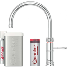 Quooker fusion round køkkenarmatur pro3 b beholder krom Quooker Classic Fusion Round 5 in 1 inkl PRO3-B and Cube (Q511610002+Q911610102) Krom