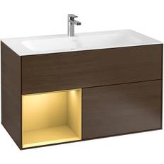 Guld Badrumsmöbler Villeroy & Boch Finion F030HFGN