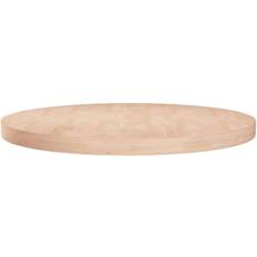 vidaXL Brown, Solid Wood Oak Round Table Top 70cm