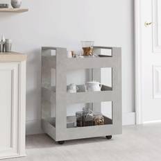 vidaXL køkkenvogn 60x45x80 konstrueret træ Rullebord
