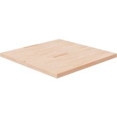 vidaXL Brown, Solid Wood Oak Square Table Top 90cm