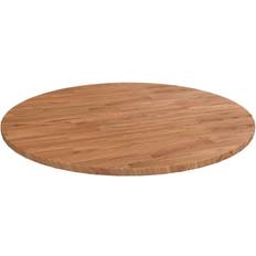 vidaXL Light brown, Solid Wood Table Top 90cm