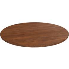 Oak - Round Table Tops vidaXL Dark Solid Table Top