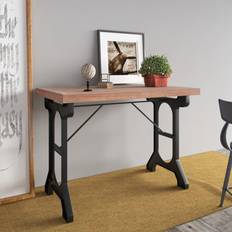 Irons Dining Tables vidaXL Solid Wood Fir Iron Dining Table