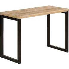 vidaXL 110x50x76 massivt Matbord
