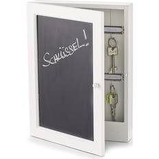 Key Cabinet Blackboard 22x5x30cm of Wood 22 x 5 x 30 cm
